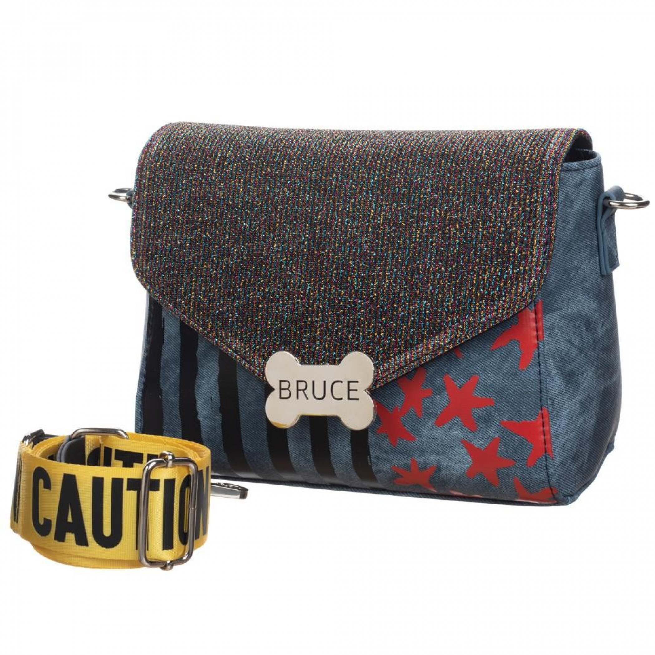 Birds of Prey Harley Quinn Caution Tape Handbag